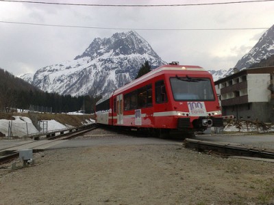 Train à Vallorcine